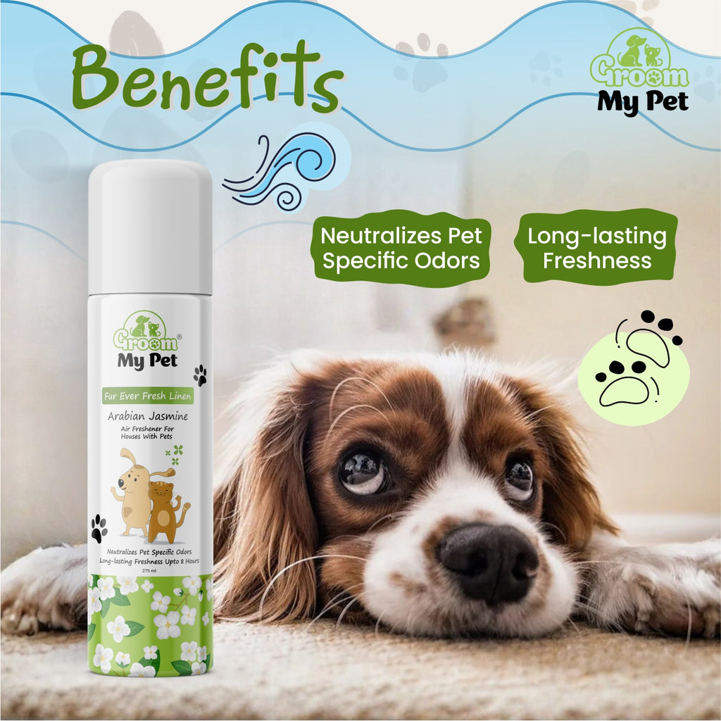 Fur Ever Fresh Linen Air Freshener (Arabian Jasmine) - 275 ml