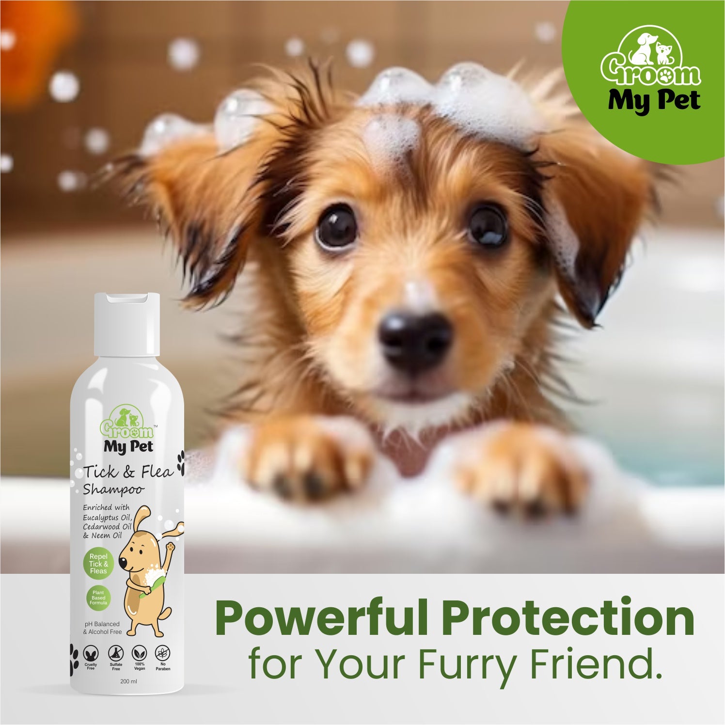 Tick & Flea Shampoo-200ml