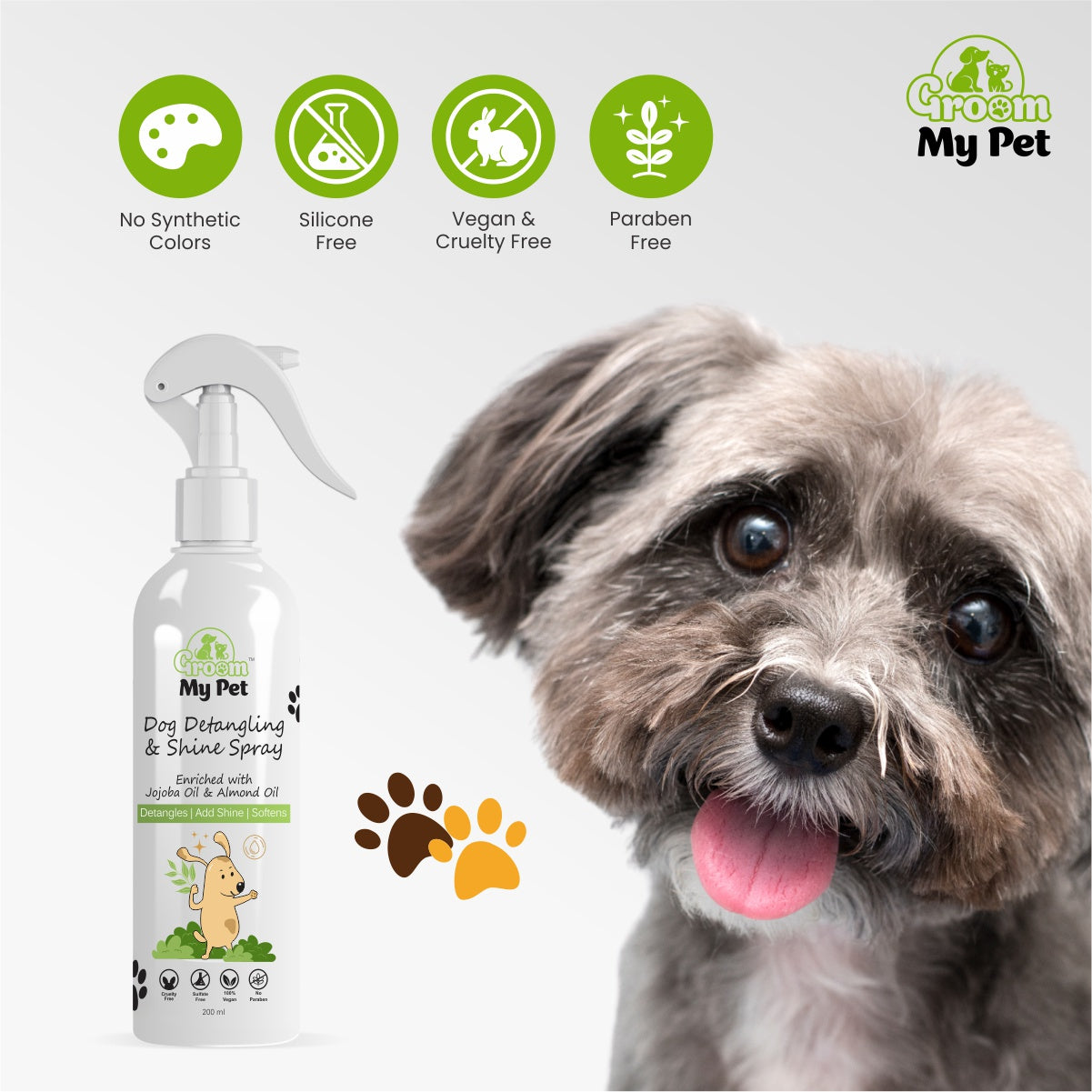 Dog Detangling & Shine Spray - 200 ml