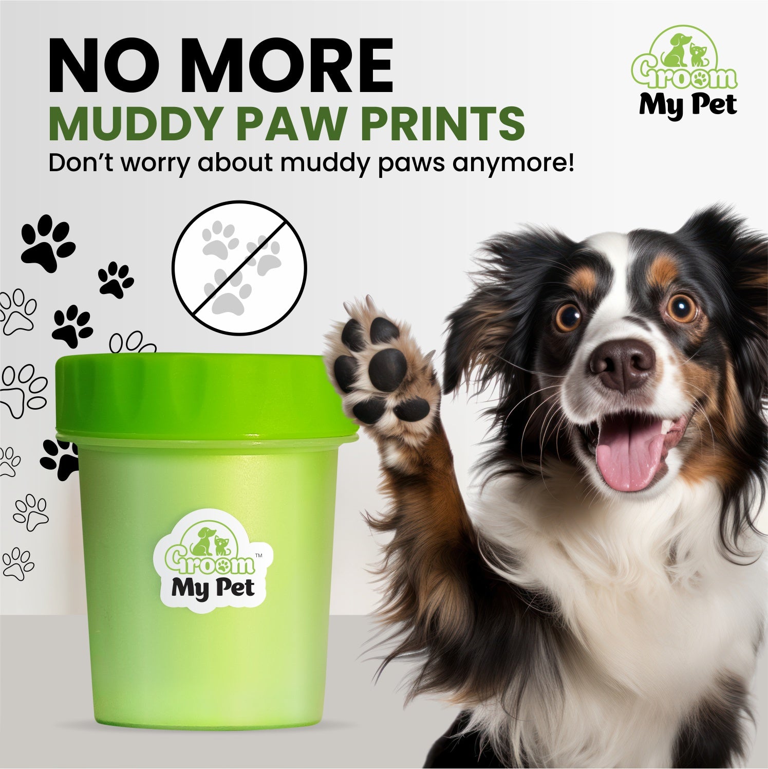 Dog Paw Cleaner (color may vary) medium size