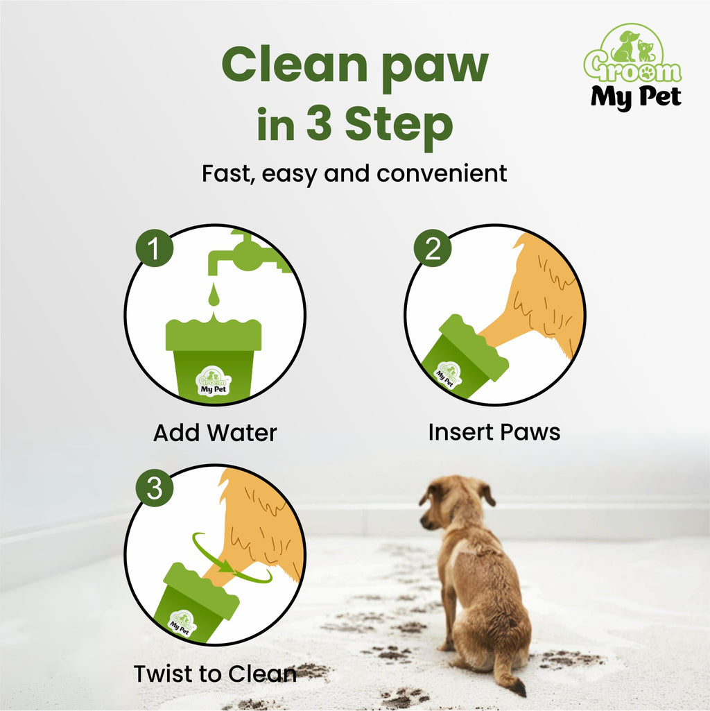 Dog Paw Cleaner (color may vary) medium size