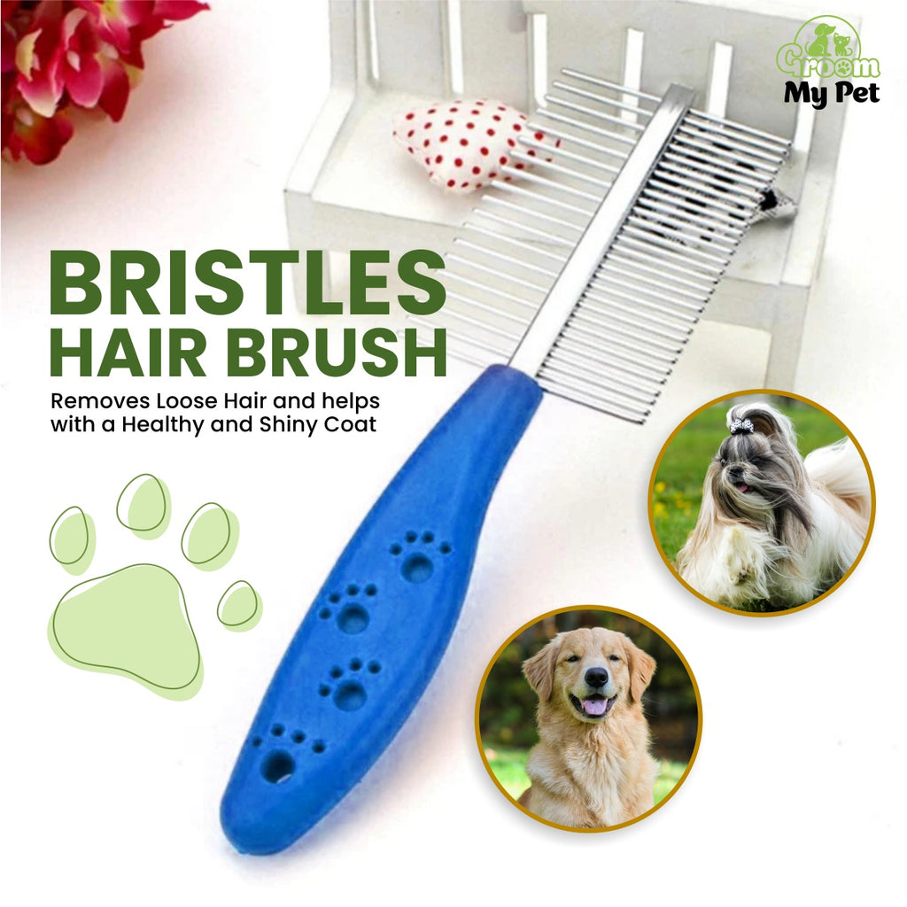 Pet Double Side Steel Comb for Dogs and Cats (color may vary)