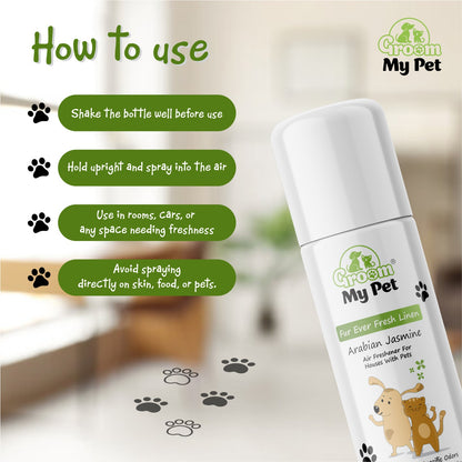 Fur Ever Fresh Linen Air Freshener (Arabian Jasmine) - 275 ml