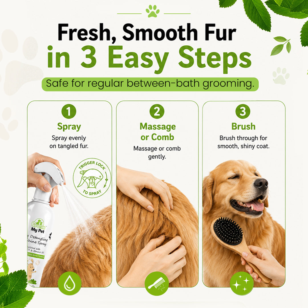 Dog Detangling & Shine Spray - 200 ml