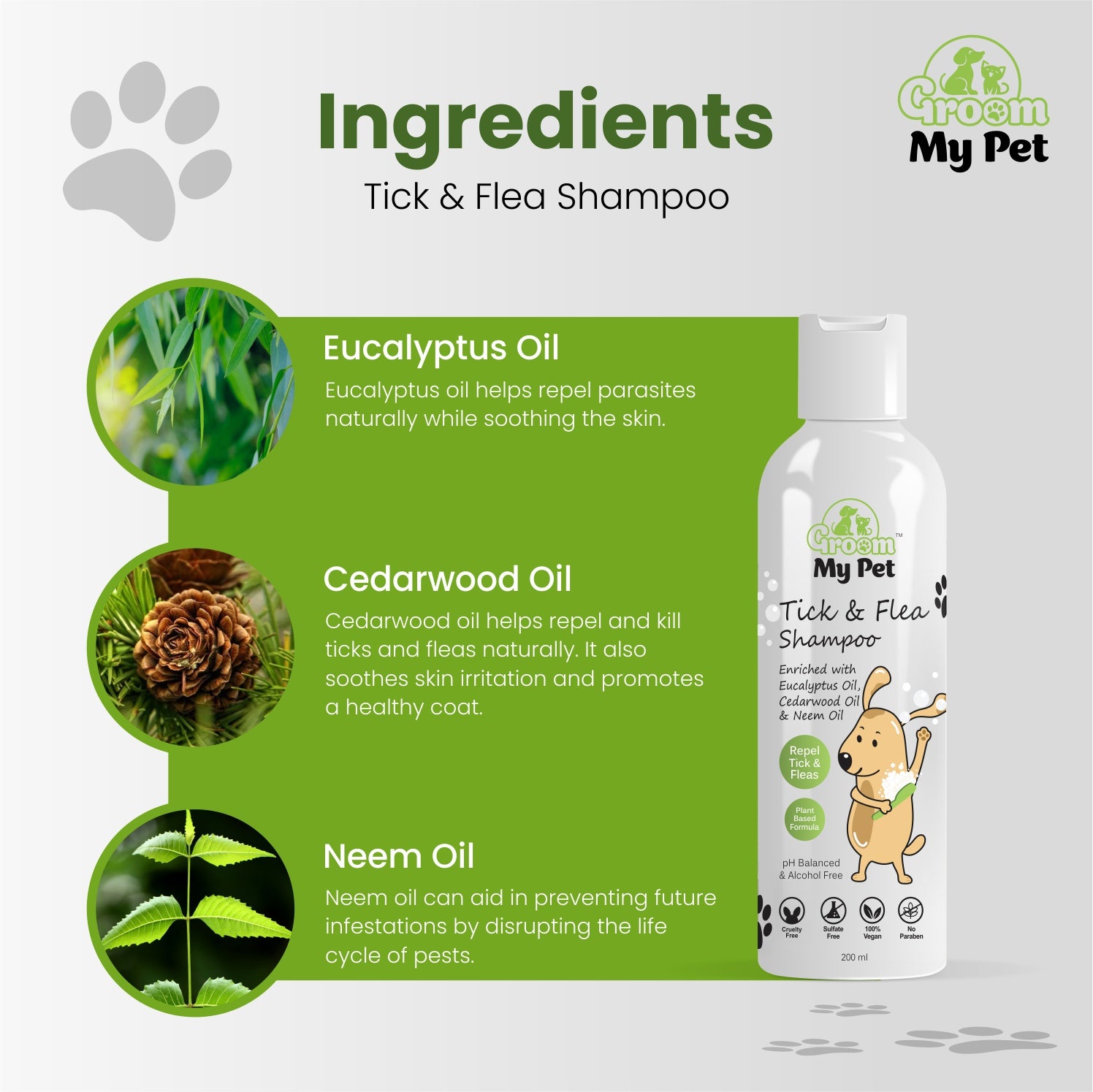 Tick & Flea Shampoo-200ml