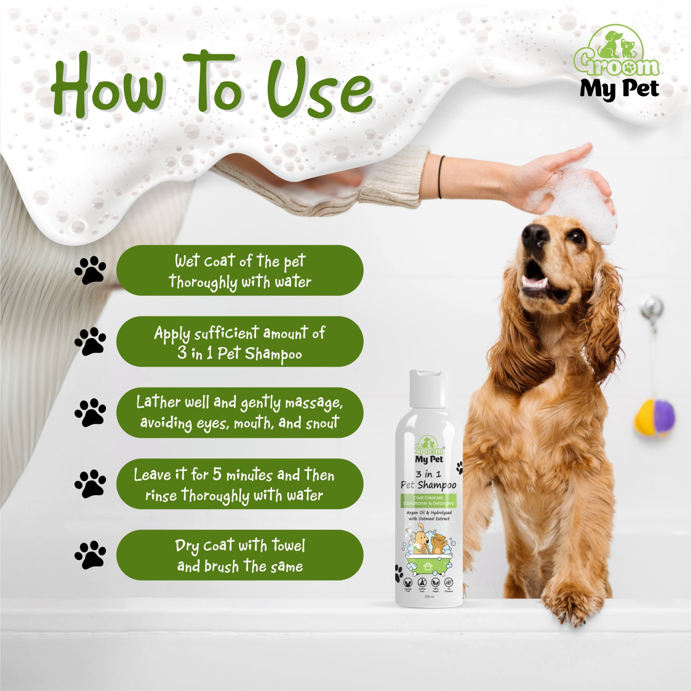 3-in-1 Pet Shampoo - 200 ml