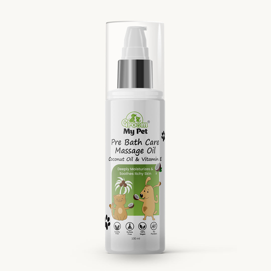 Groom My Pet Pre Bath Care & Massage Oil - 100 ml