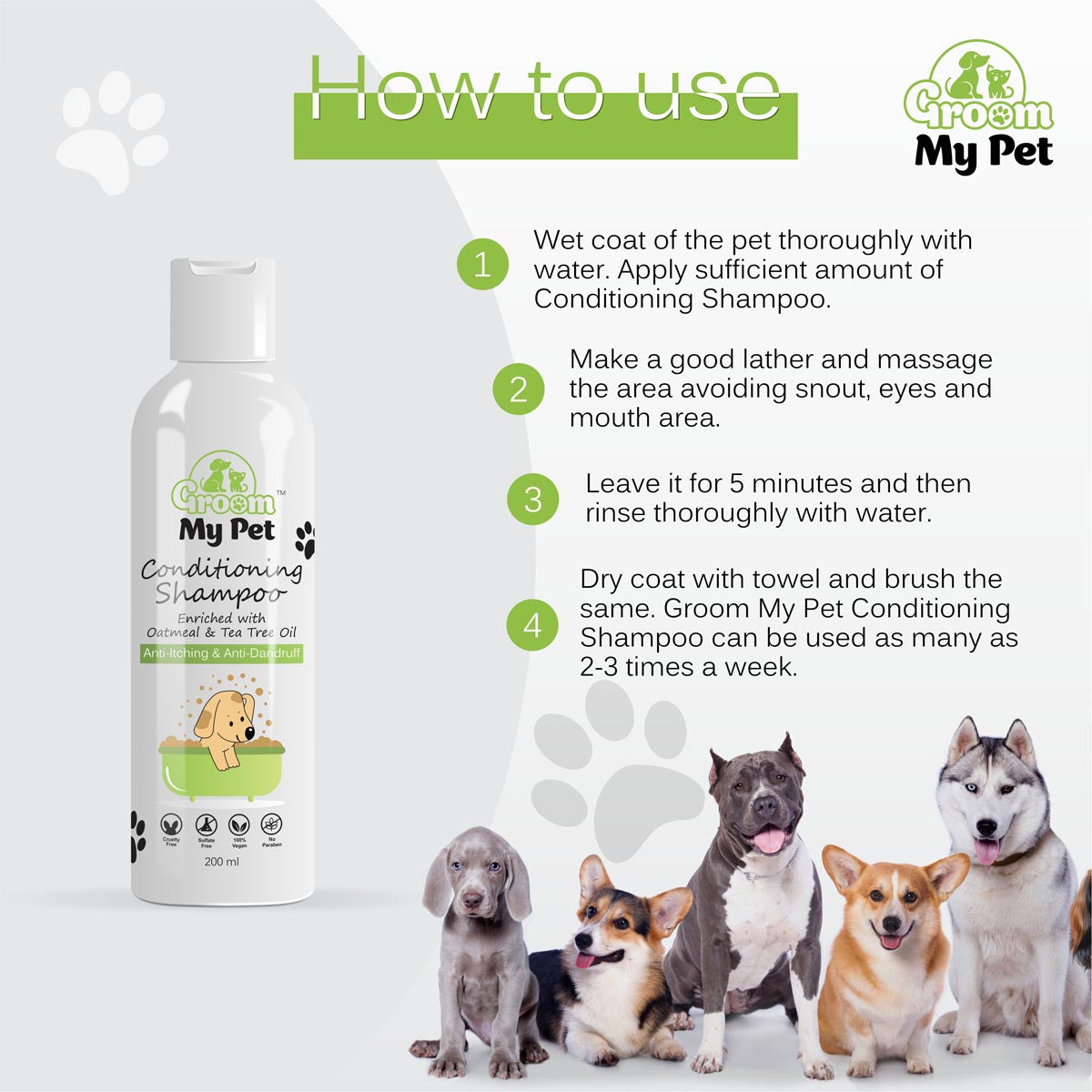 Dog Conditioning Shampoo - 200 ml