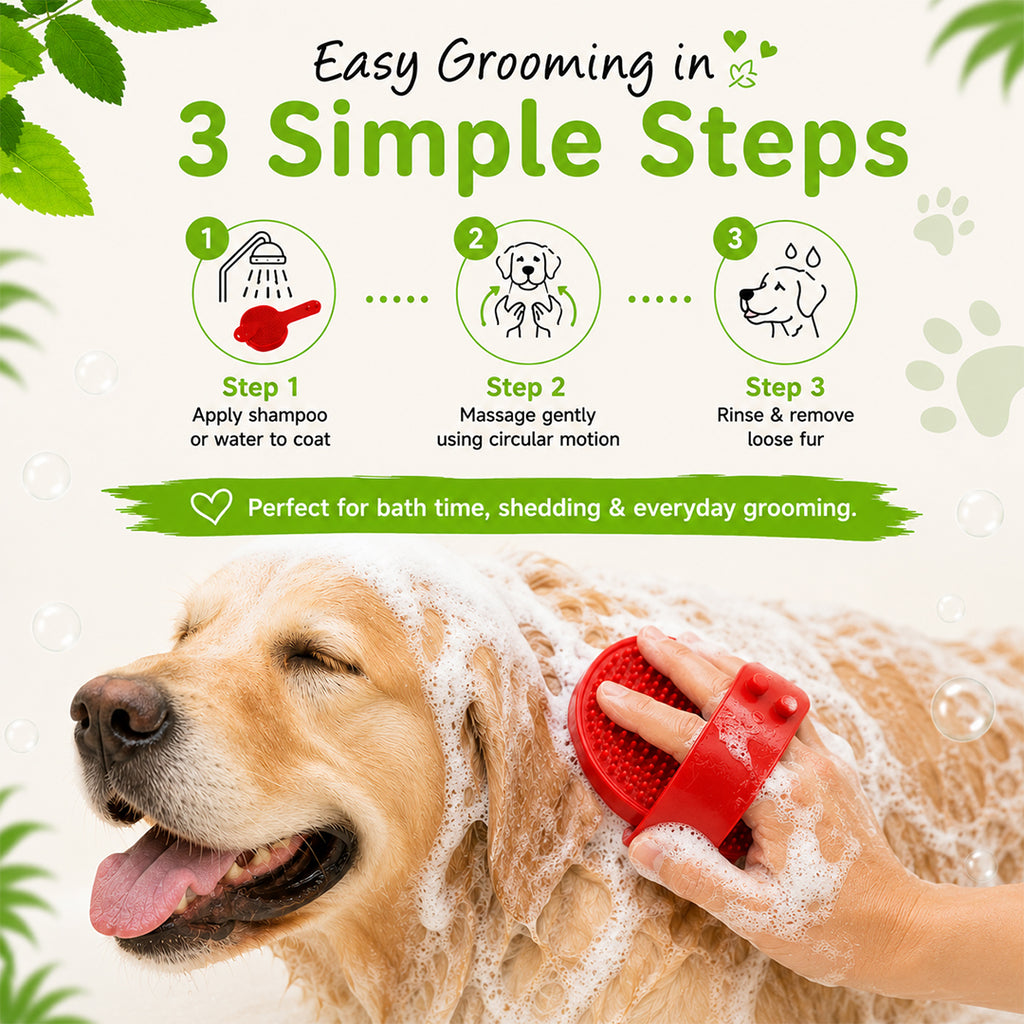 Bathing & Grooming Hand Brush