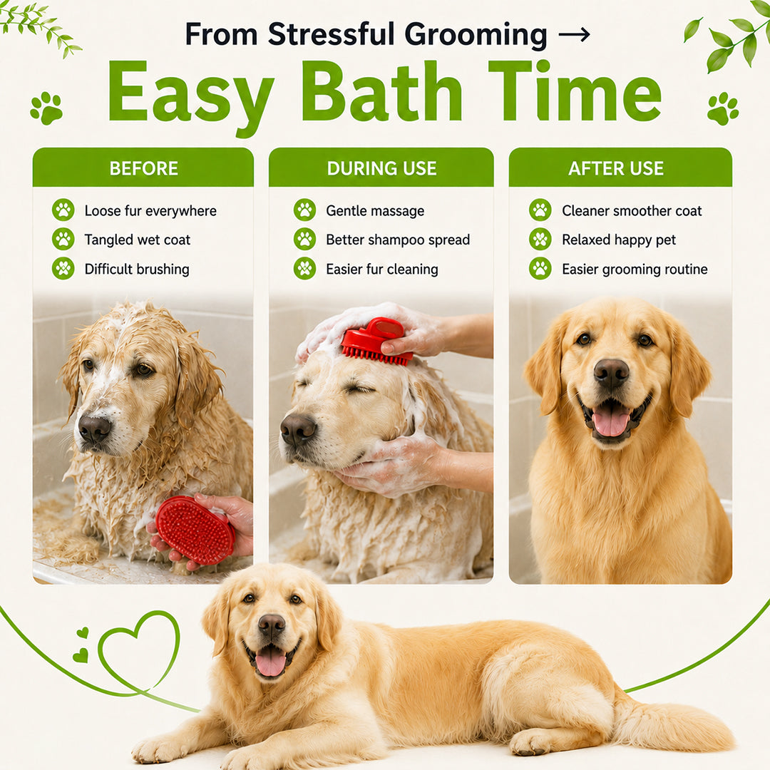 Bathing & Grooming Hand Brush
