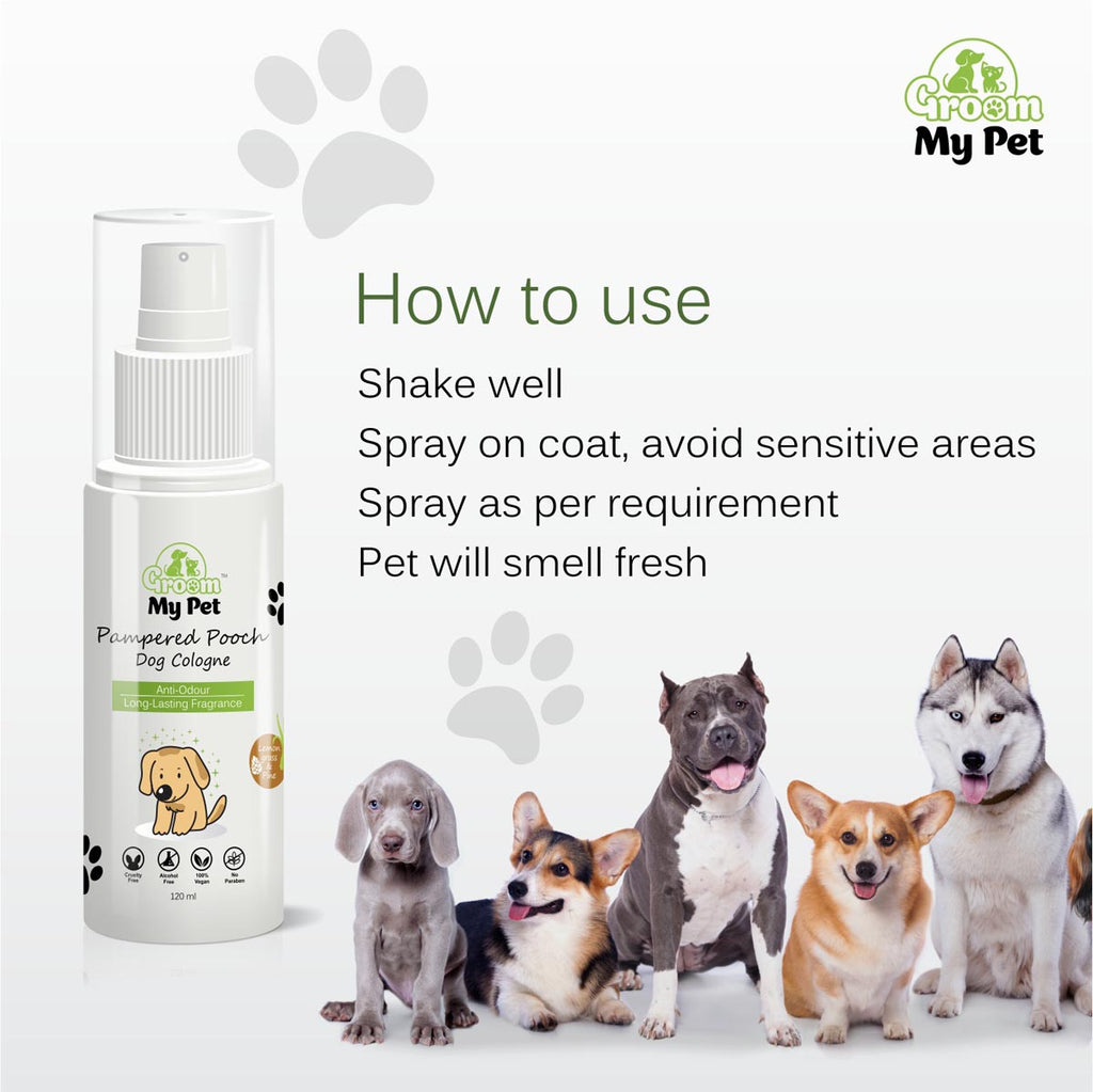 Pampered Pooch Cologne - Lemongrass & Pine - 120 ml