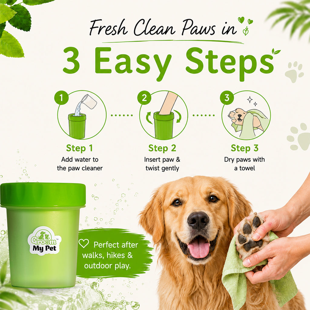 Dog Paw Cleaner (color may vary) medium size