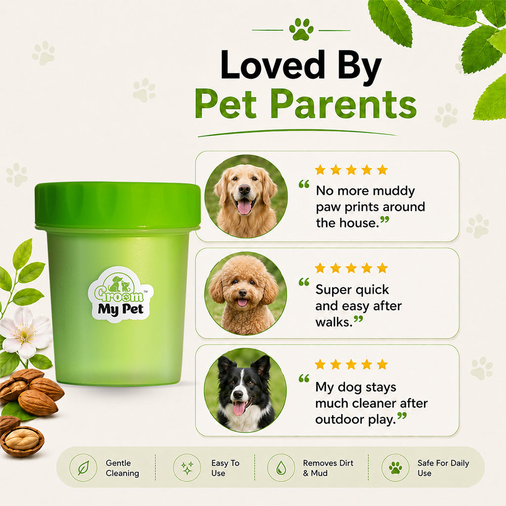 Dog Paw Cleaner (color may vary) medium size